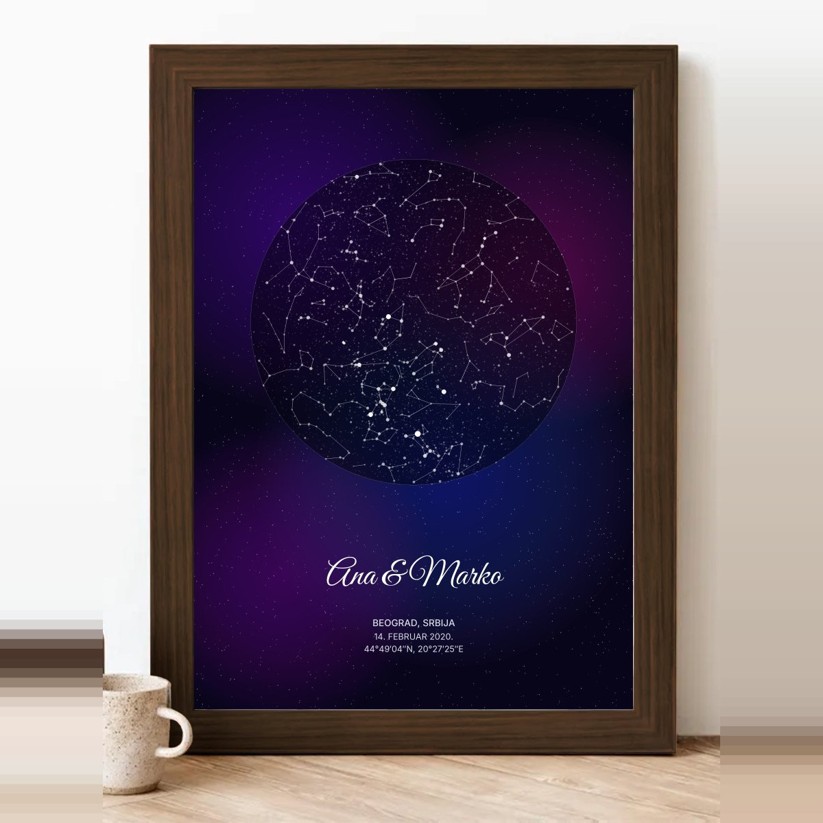 Galaxy mapa zvezda