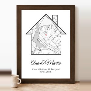 Naš dom — mapa u obliku kuće