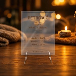 Porodično stablo — pleksiglas